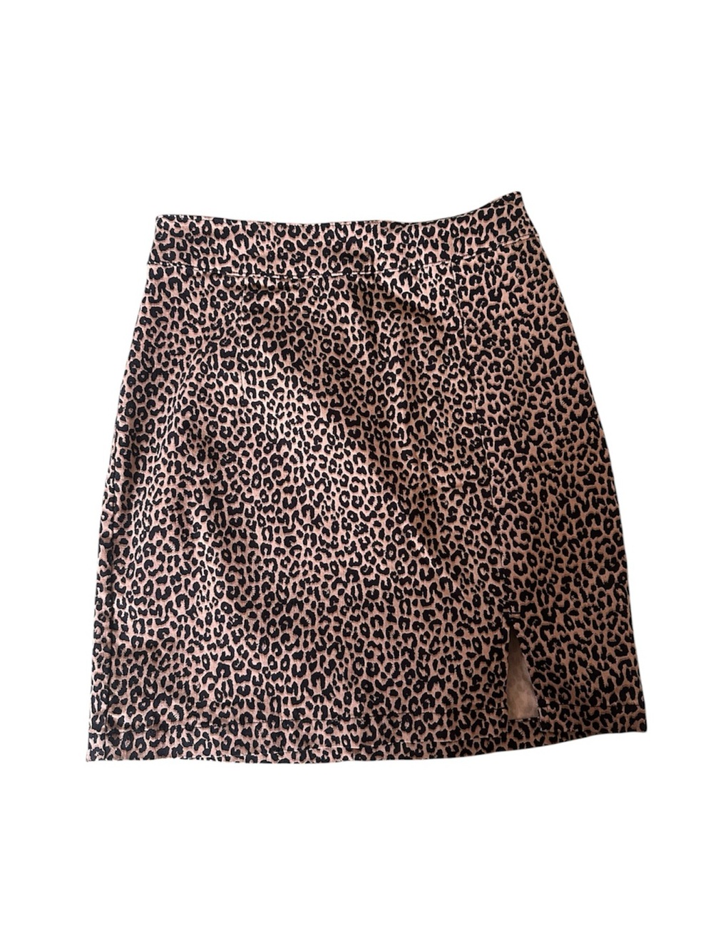 Leopard Print Mini Skirt from Garage